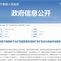 評估1.4元/噸！江西又有儲量超億噸砂石大礦出讓